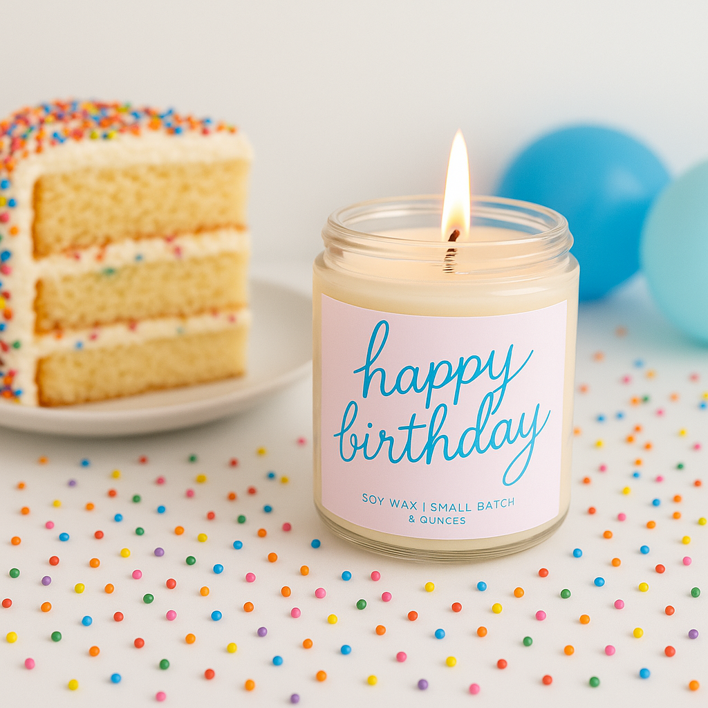 Poured Goods - Happy Birthday: 3oz Petite