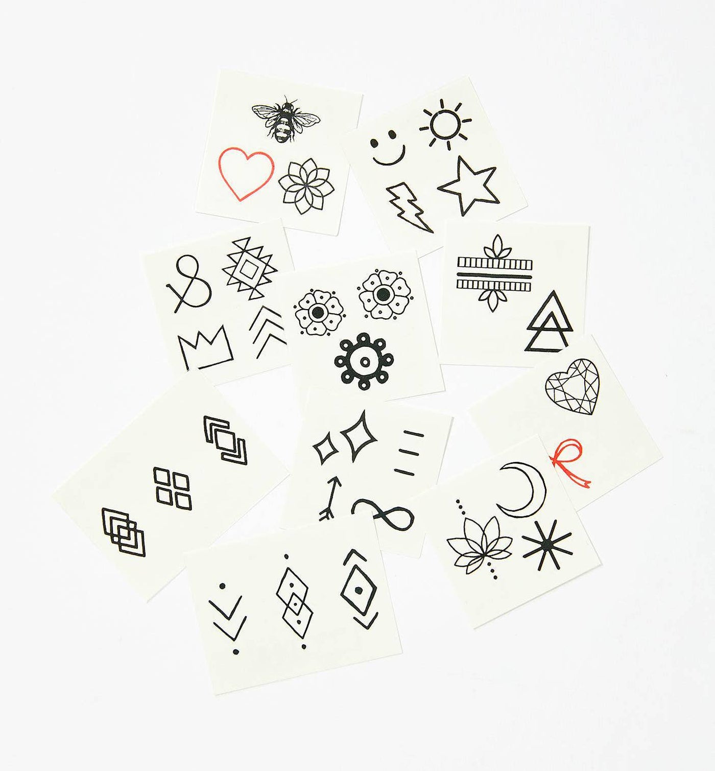 INKED by Dani - Finger Tats Temporary Tattoo Pack