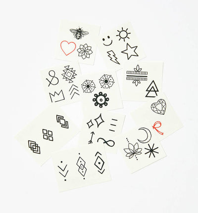 INKED by Dani - Finger Tats Temporary Tattoo Pack