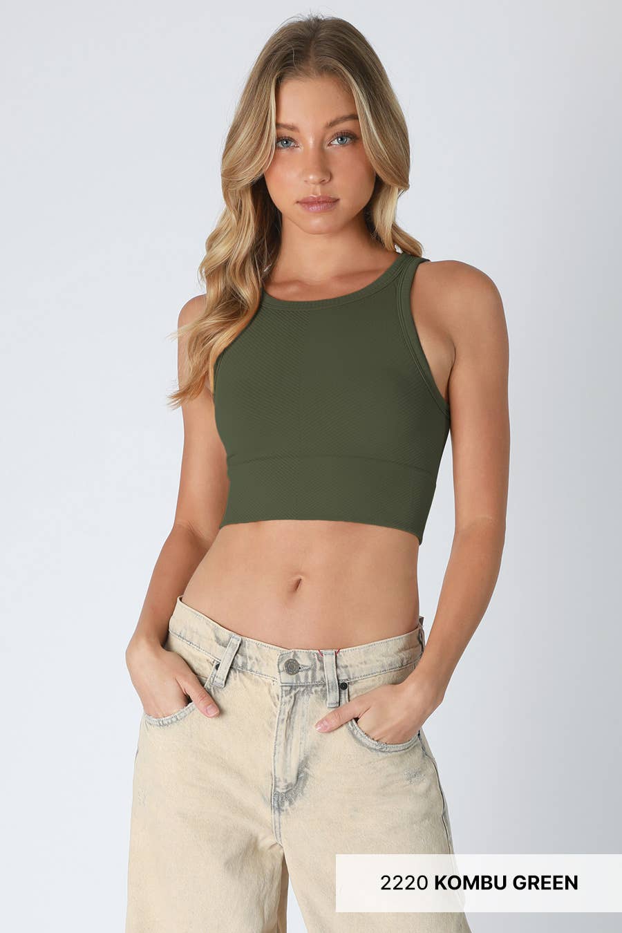 Kayti Top : Chevron Top - Crown Blue