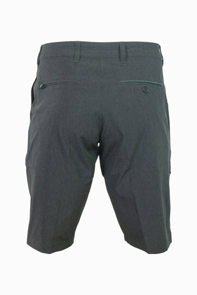 Belong Designs - Men's 10" Rocky Mountain Board Shorts: Tundra Green / Has Drawstring / S (30 Waist)