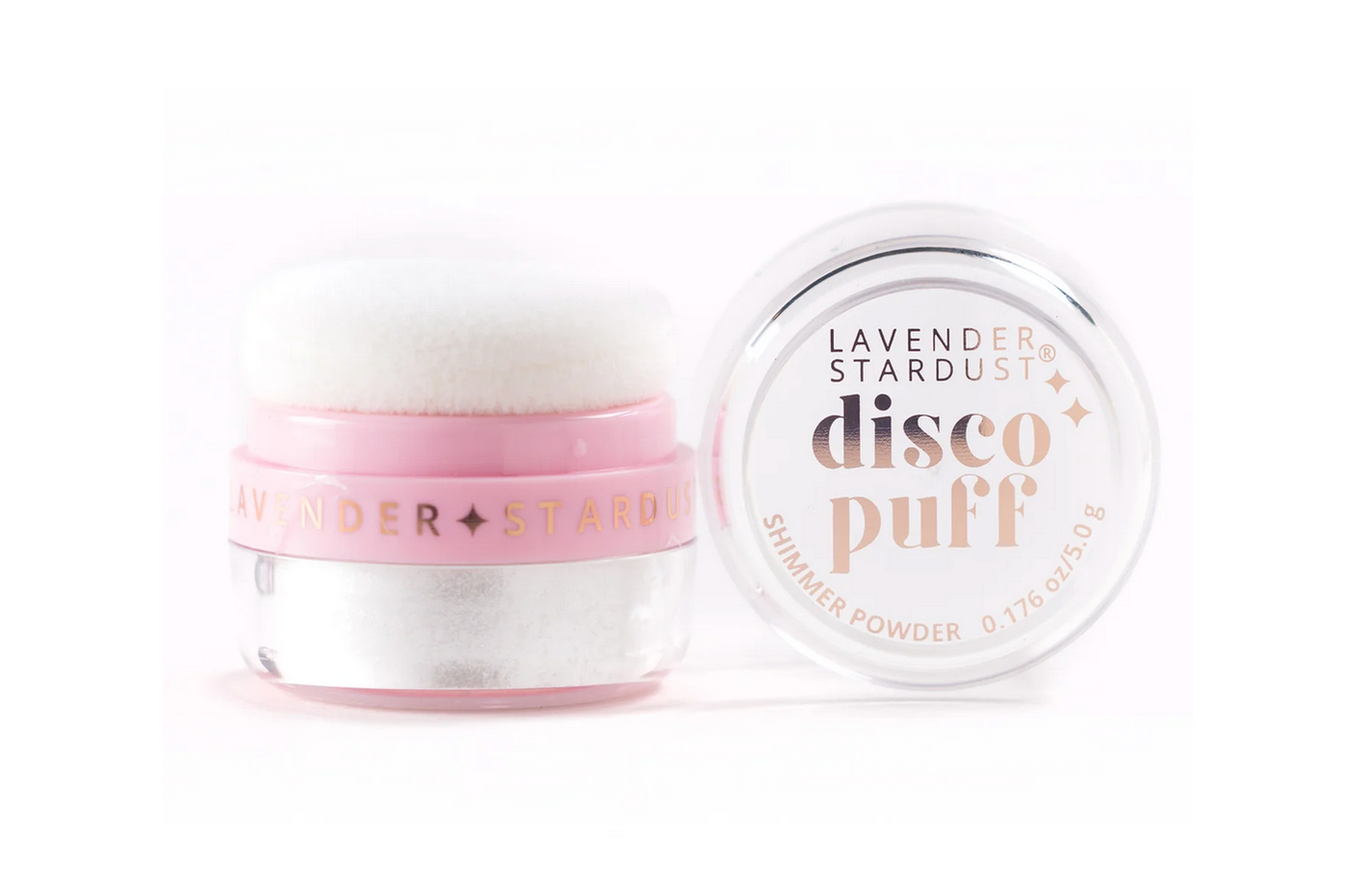 Lavender Stardust - Disco Puff Shimmer Powder - ANGEL