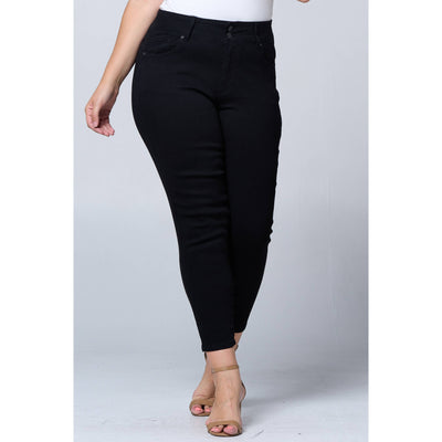 Blue Turtle - Plus Size Tummy Tuck Butt Lift Skinny Jean PH3502X Dark