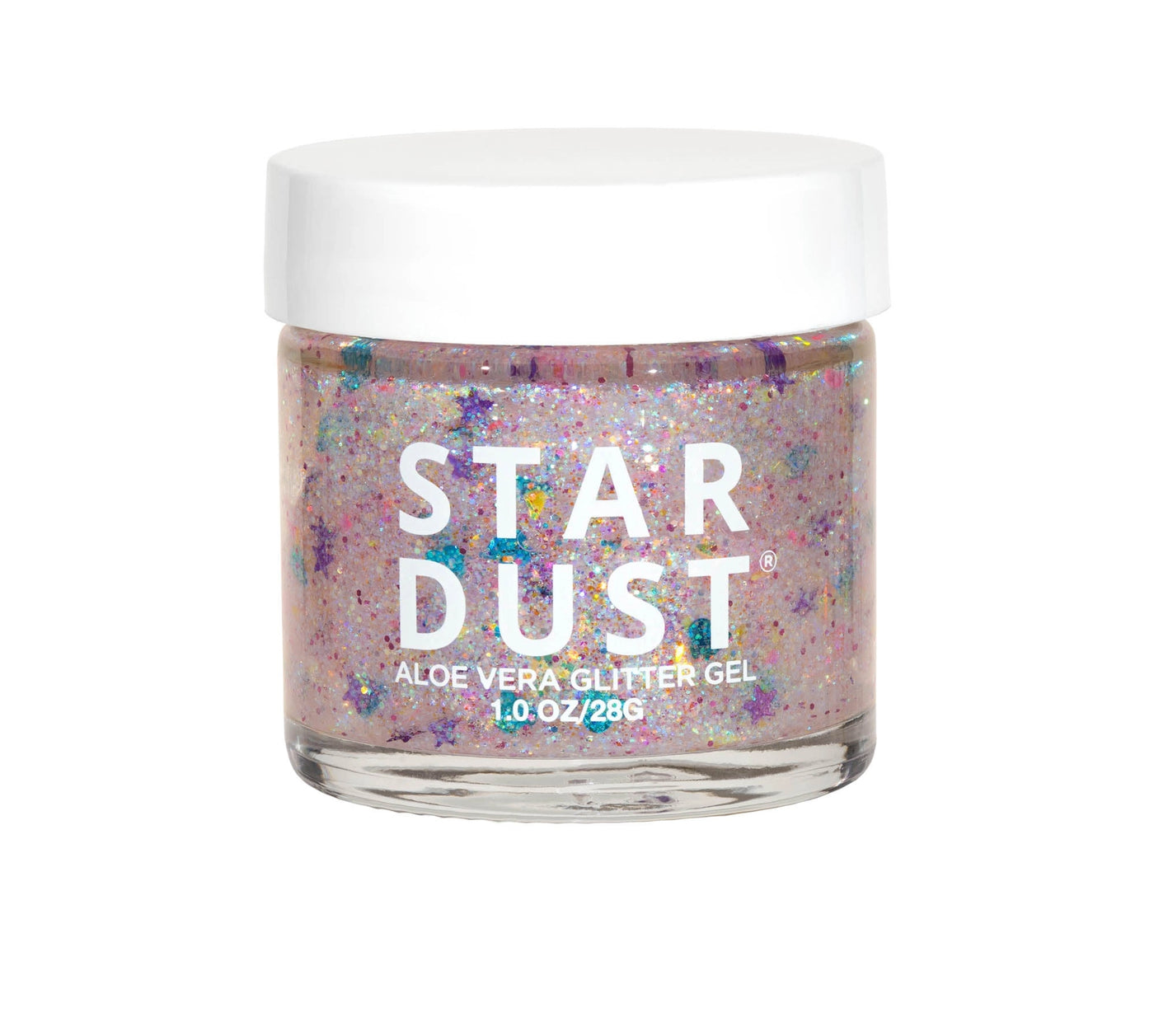 Lavender Stardust Glitter Gel Jar