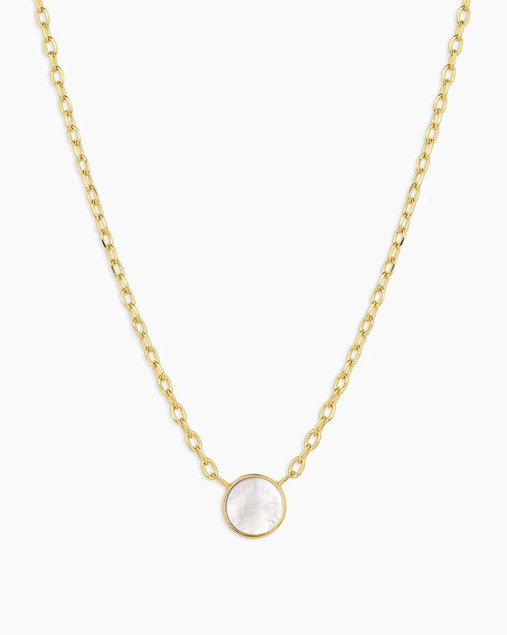 Gorjana : Rose Marble Coin Necklace