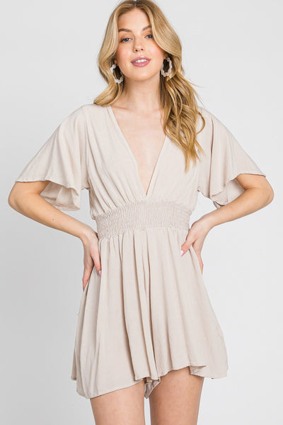 Jules Deep-V Romper