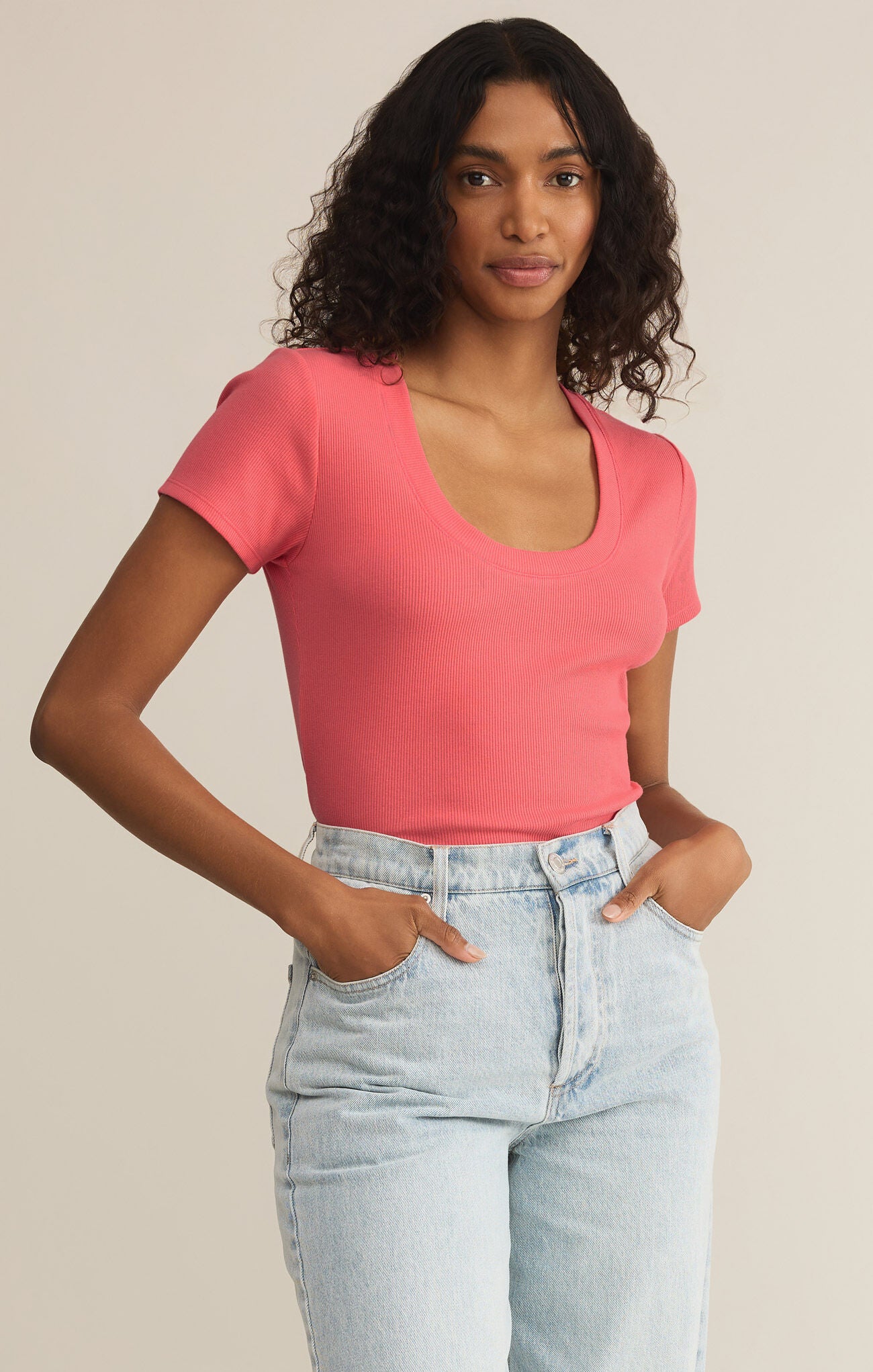 Sirena Ribbed Tee