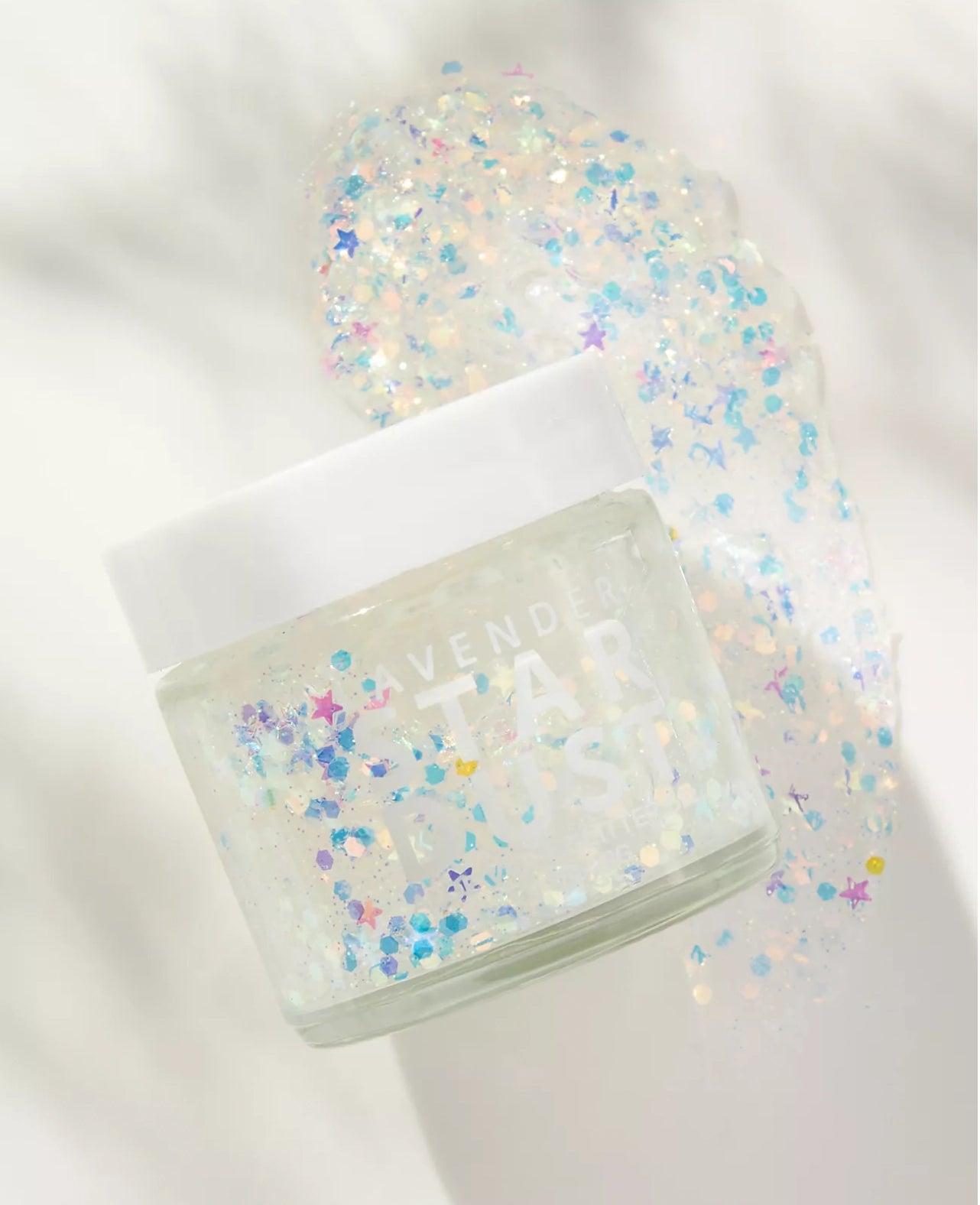 Lavender Stardust Glitter Gel Jar