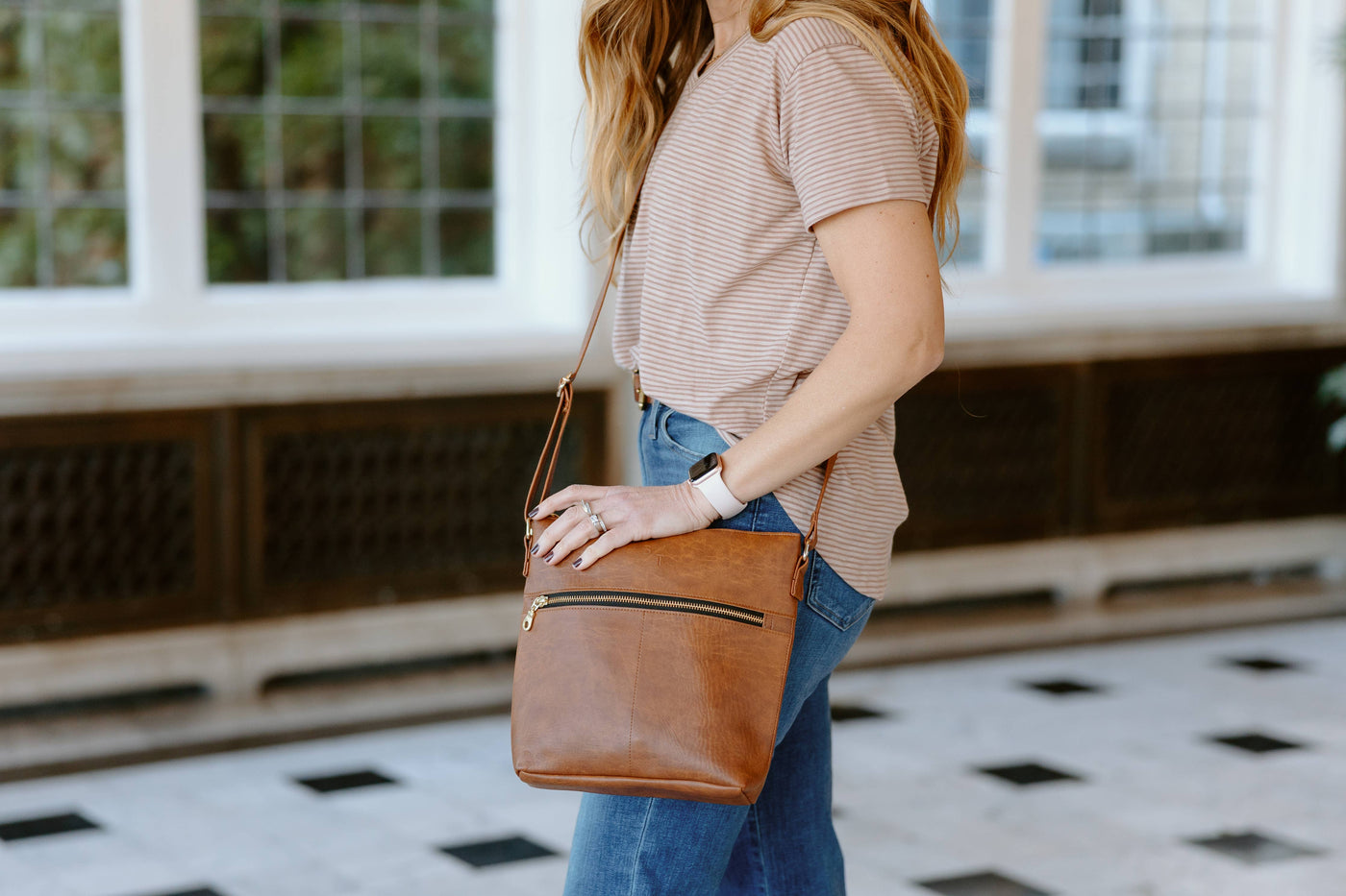 Brown Sokha Crossbody Bag