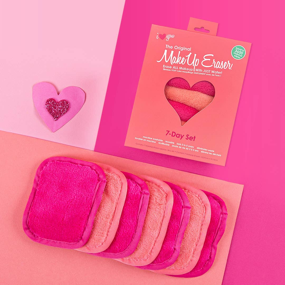 MakeUp Eraser - 'I Heart You 7-Day Set | Valentine's Day Gift Set