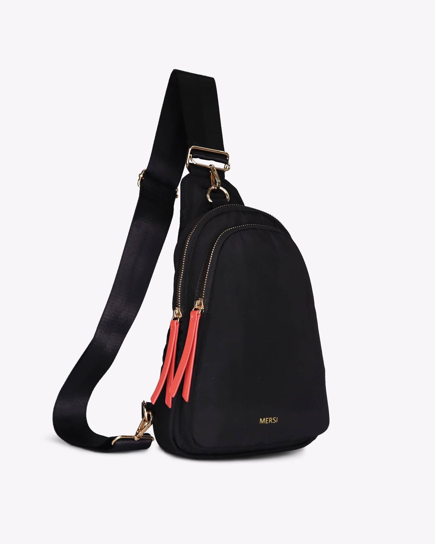 MERSI - Abi Sling Nylon Bag - Black